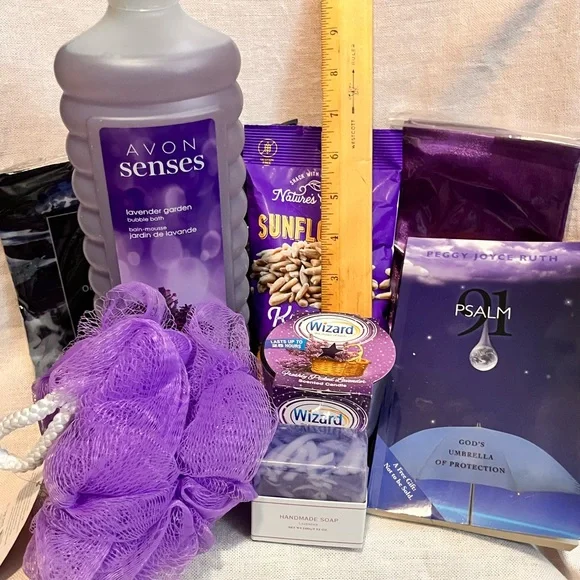 Avon Senses Lavender Garden Body Wash & Relax Bundle - Picture 3 of 9